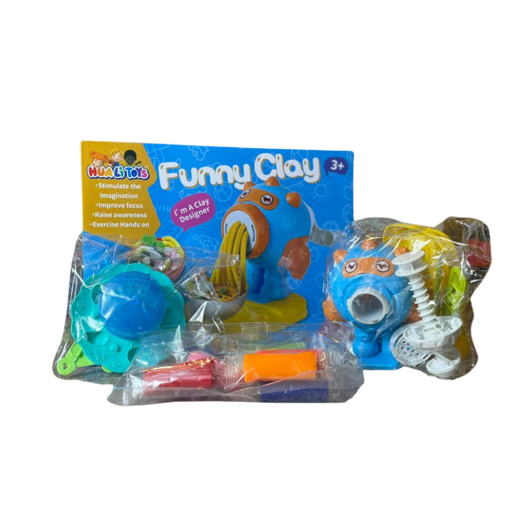 Funny Clay | Noodle Machine Set | 24 Pcs