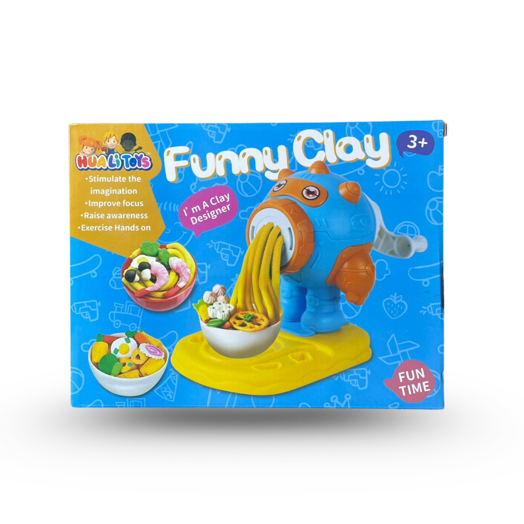 Funny Clay | Noodle Machine Set | 24 Pcs