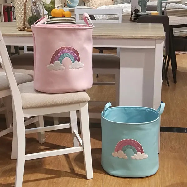Rainbow Storage Basket - Pink