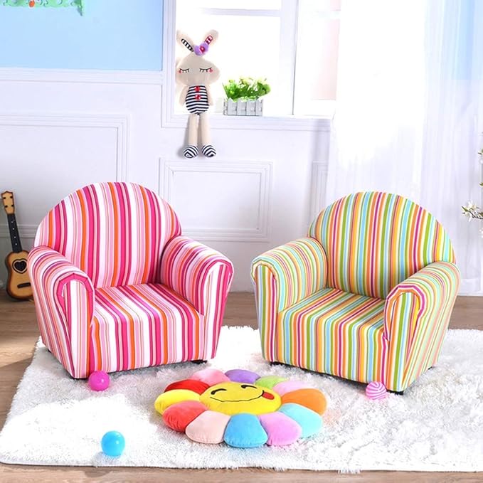 Stripe Ballet Sofa - Pink Stripes