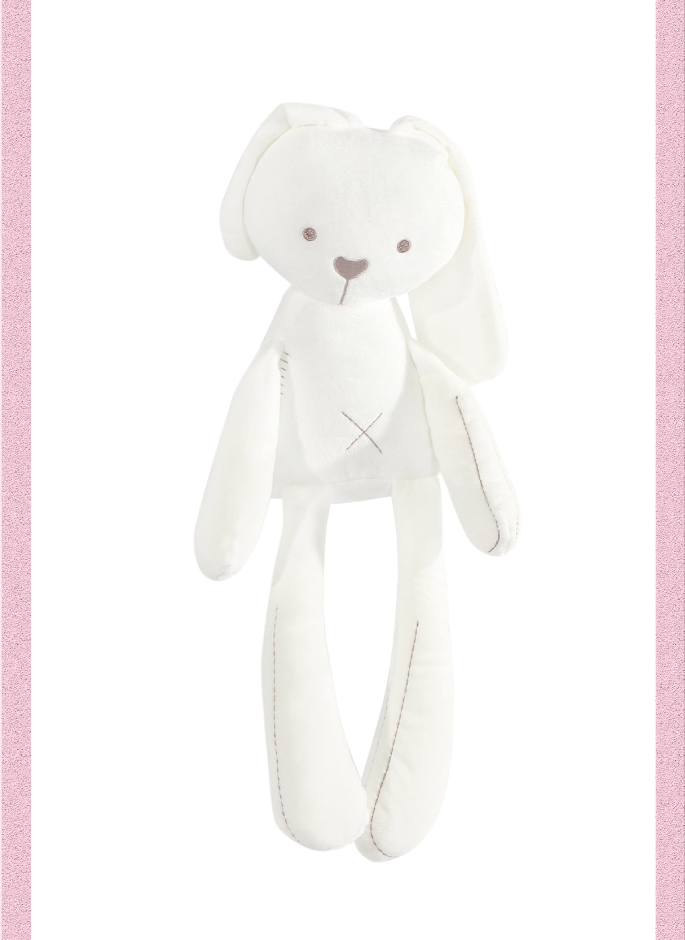 Long Leg White Rabbit - 50 cm