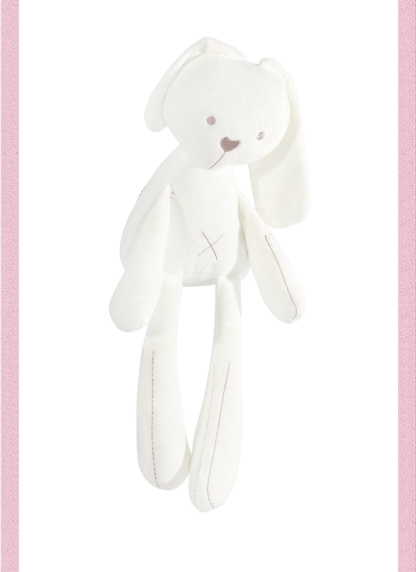 Long Leg White Rabbit - 50 cm