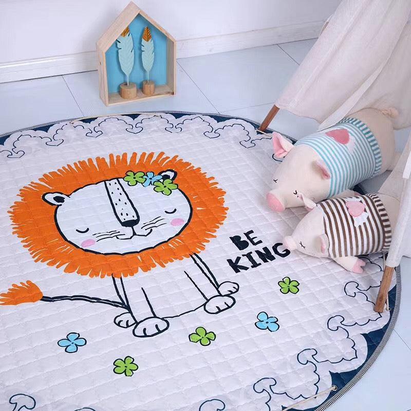 Lion Play Mat | Toys Organizer Bag - Leah