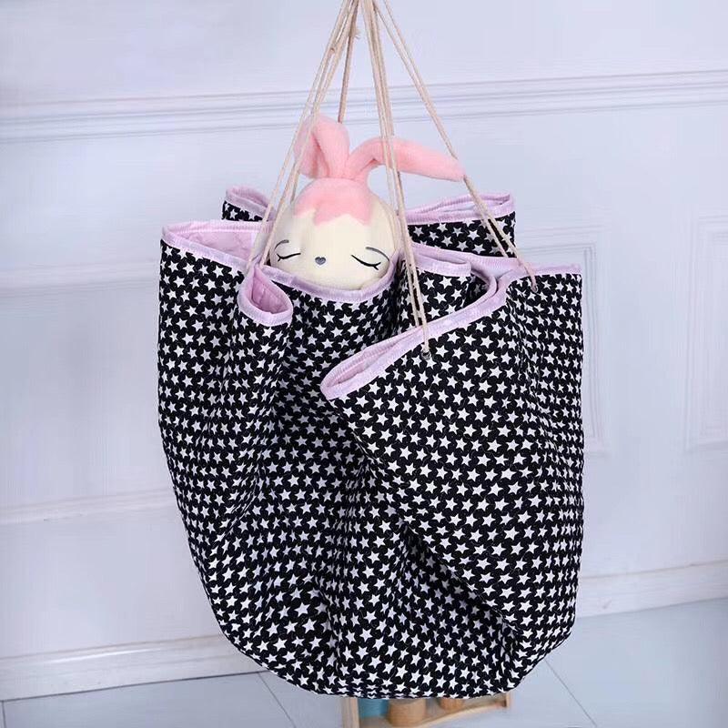 Animal Print Play Mat | Toys Organizer Bag - Leah