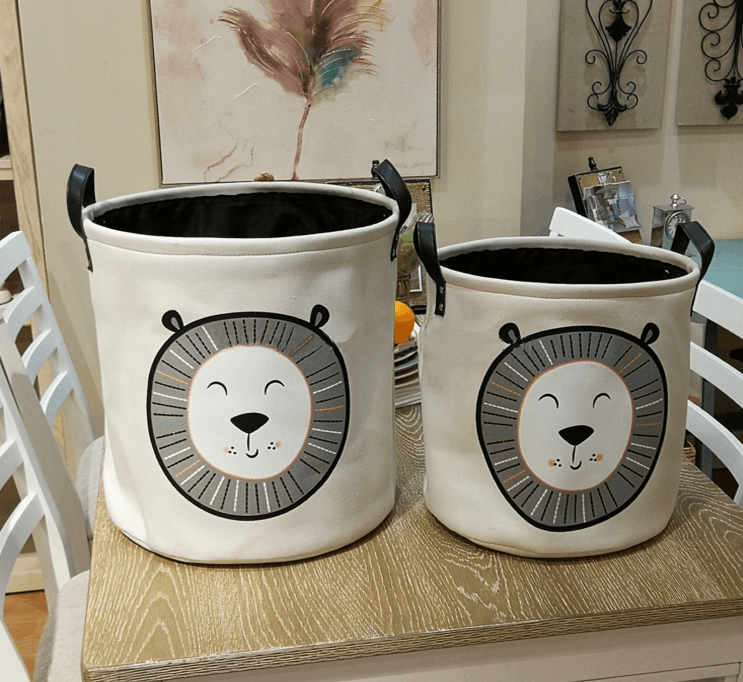 Colourful Animal Storage Baskets - Leah