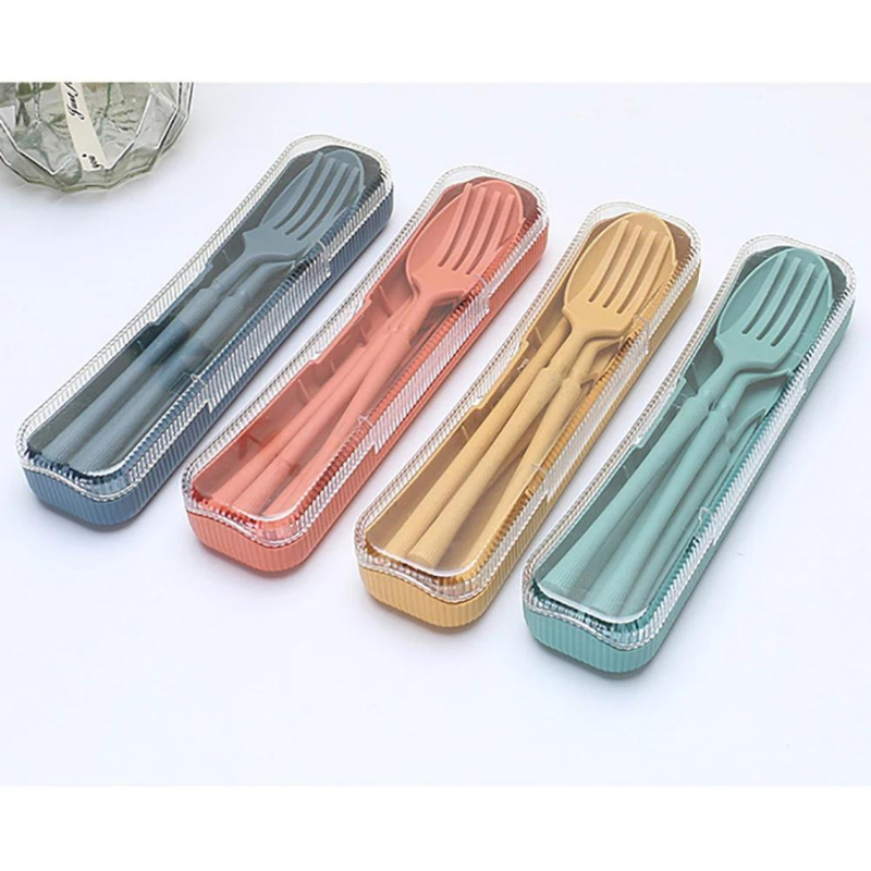Wheat straw 16pc Cutlery set
