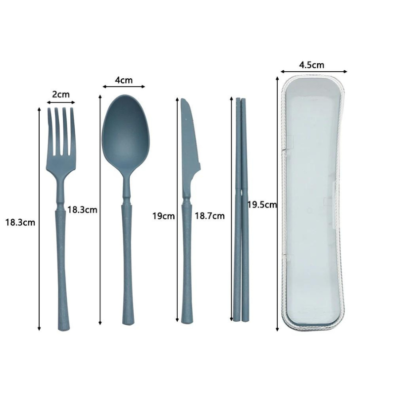 Wheat straw 16pc Cutlery set