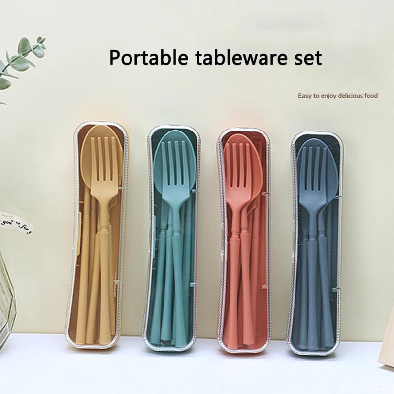 Wheat straw 16pc Cutlery set