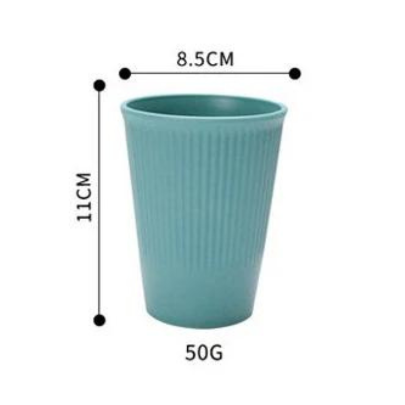 Wheat straw 4pc Cup set
