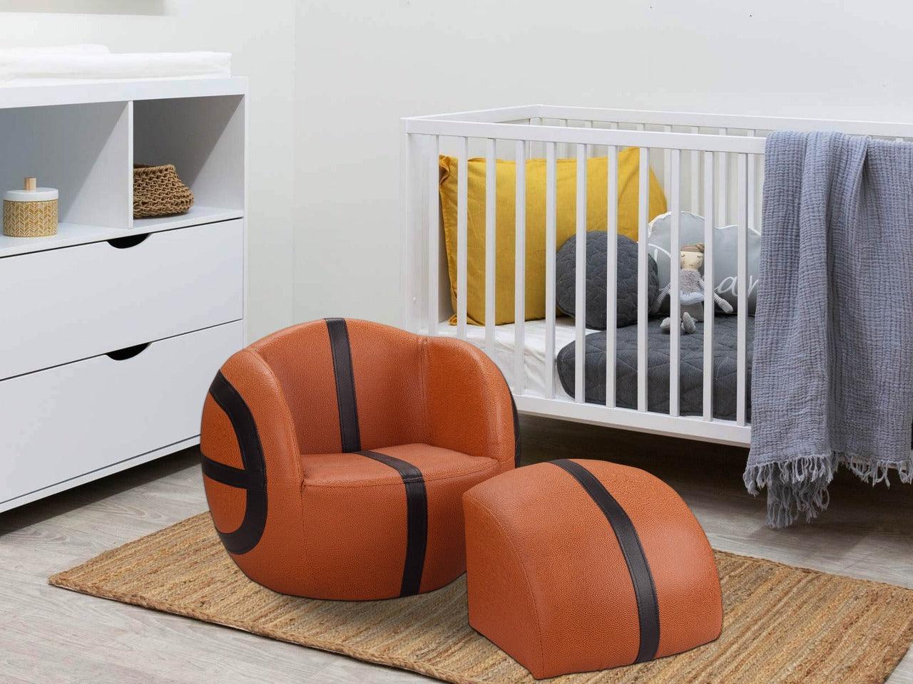 Basketball Sofa with Ottoman