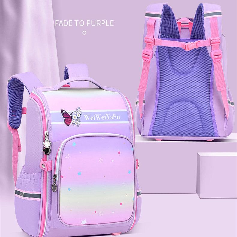 Reflective Backpack - Purple - Leah