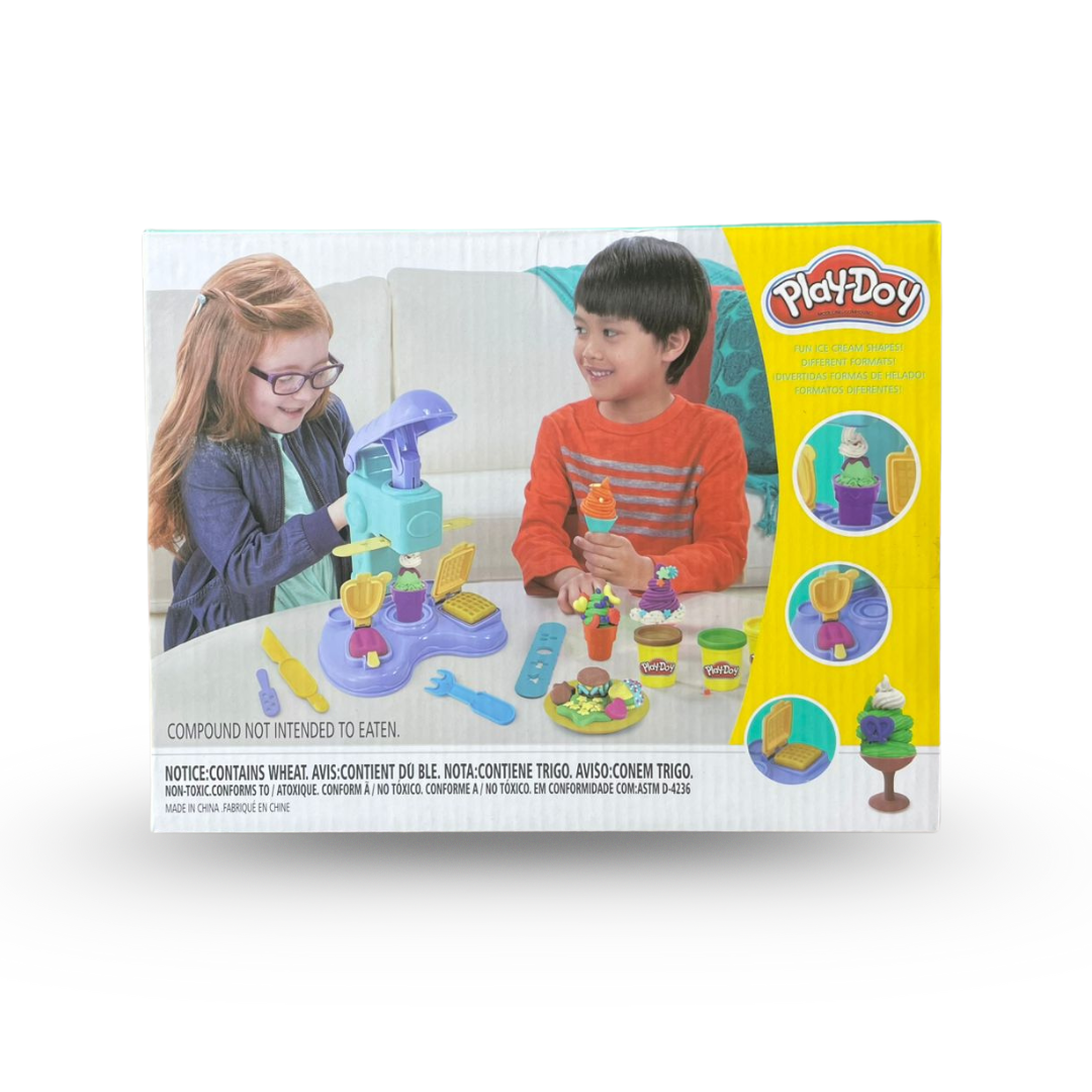 Play-Doh | Ice Cream Machine Set | Purple | 15 Pcs