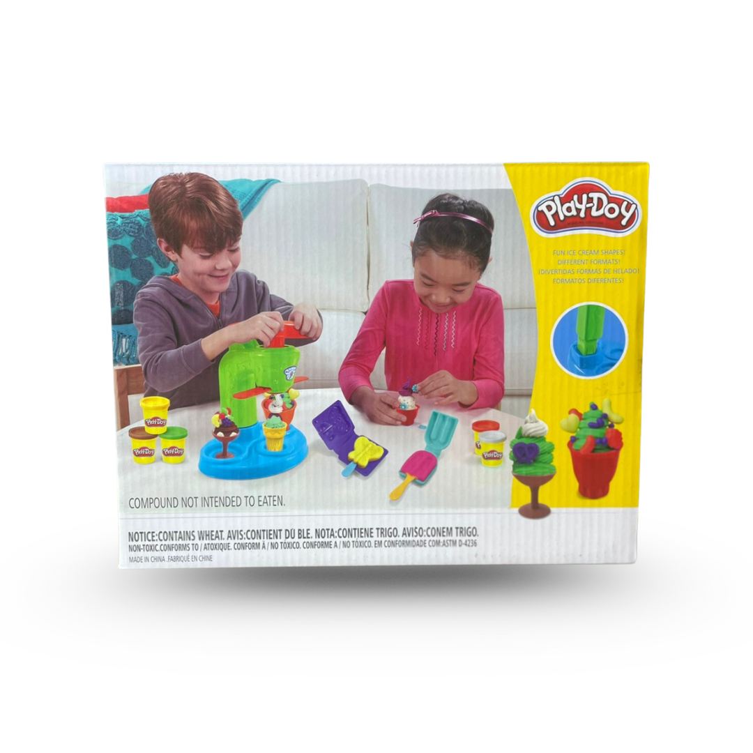 Play-Doh | Ice Cream Machine Set | Green | 24 Pcs