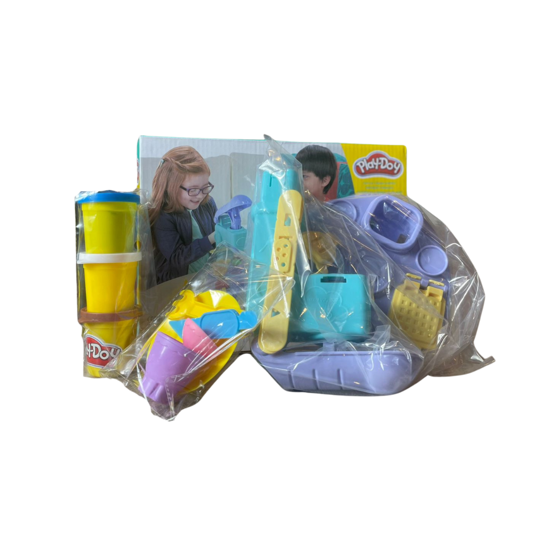 Play-Doh | Ice Cream Machine Set | Purple | 15 Pcs