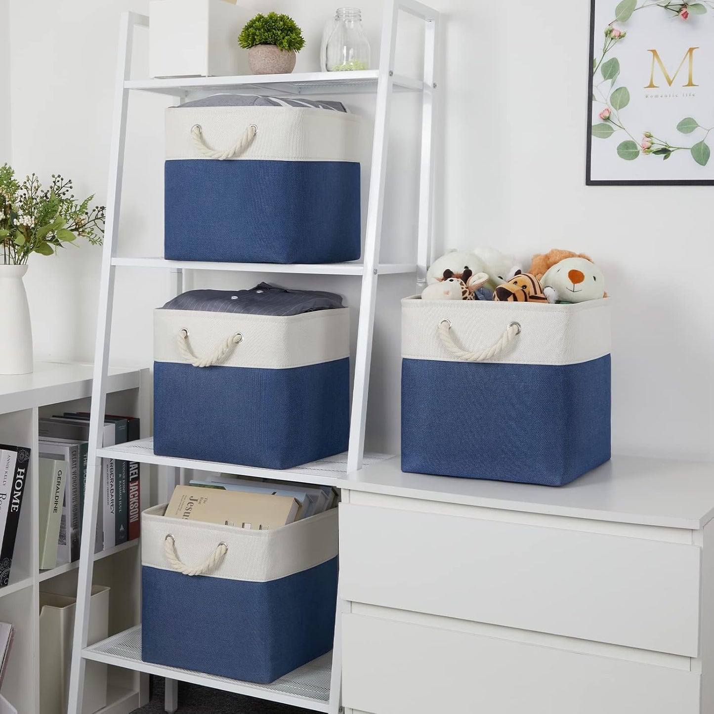 Canvas Fabric Storage Box