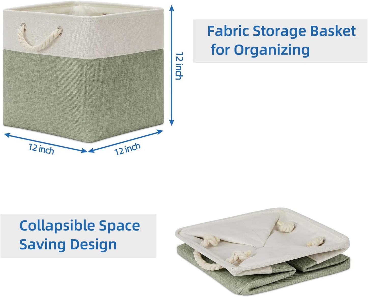 Canvas Fabric Storage Box