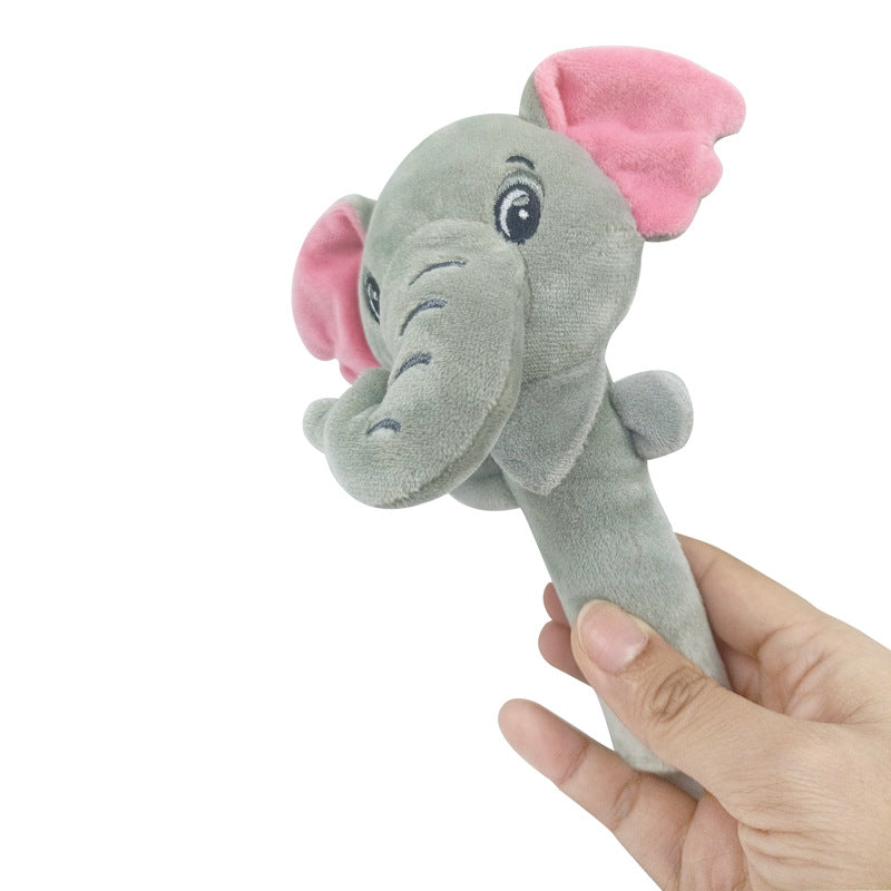 Animals Plush Rattle - Elephant