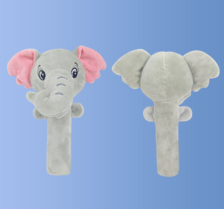 Animals Plush Rattle - Elephant