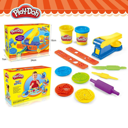 Play-Doh | Fun Factory Multicolor Set | 12 Pcs