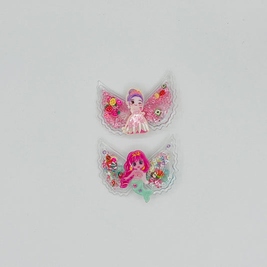 Princess Hair Clips - Leah