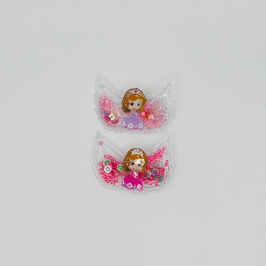 Princess Hair Clips - Leah