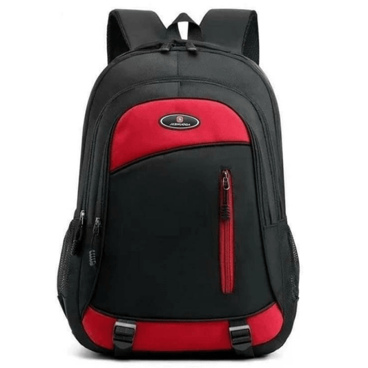 Minimalist Backpack - Red Black - Leah