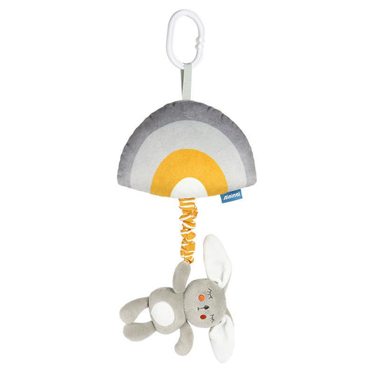 Rainbow and Rabbit Musical Hanging Toy