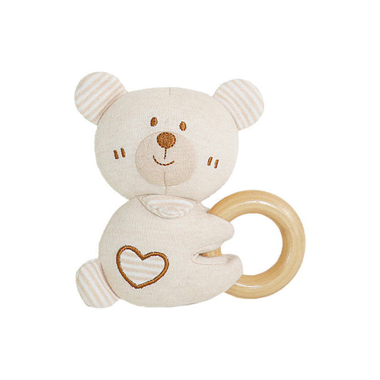 Organic Cotton Rattle - Bear