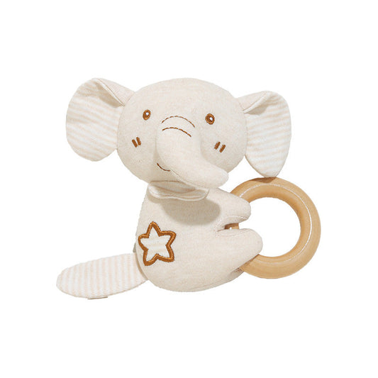 Organic Cotton Rattle - Elephant