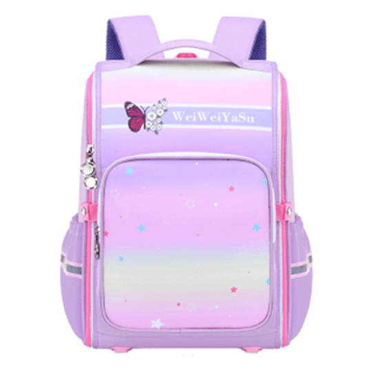 Reflective Backpack - Purple - Leah