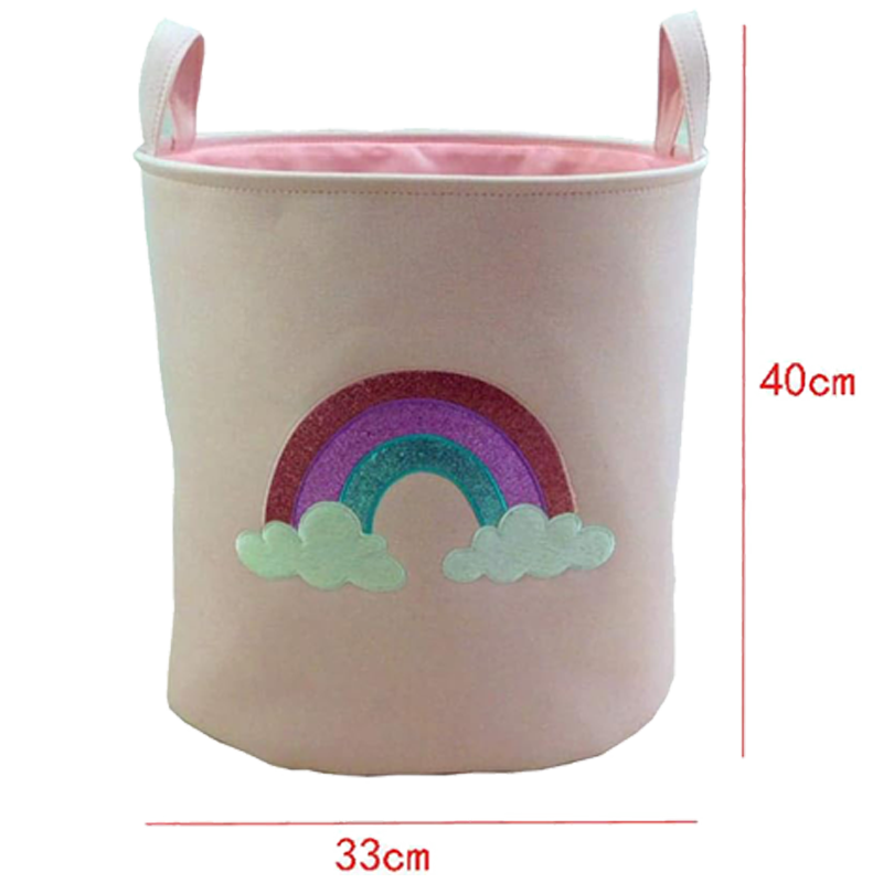 Rainbow Storage Basket - Pink