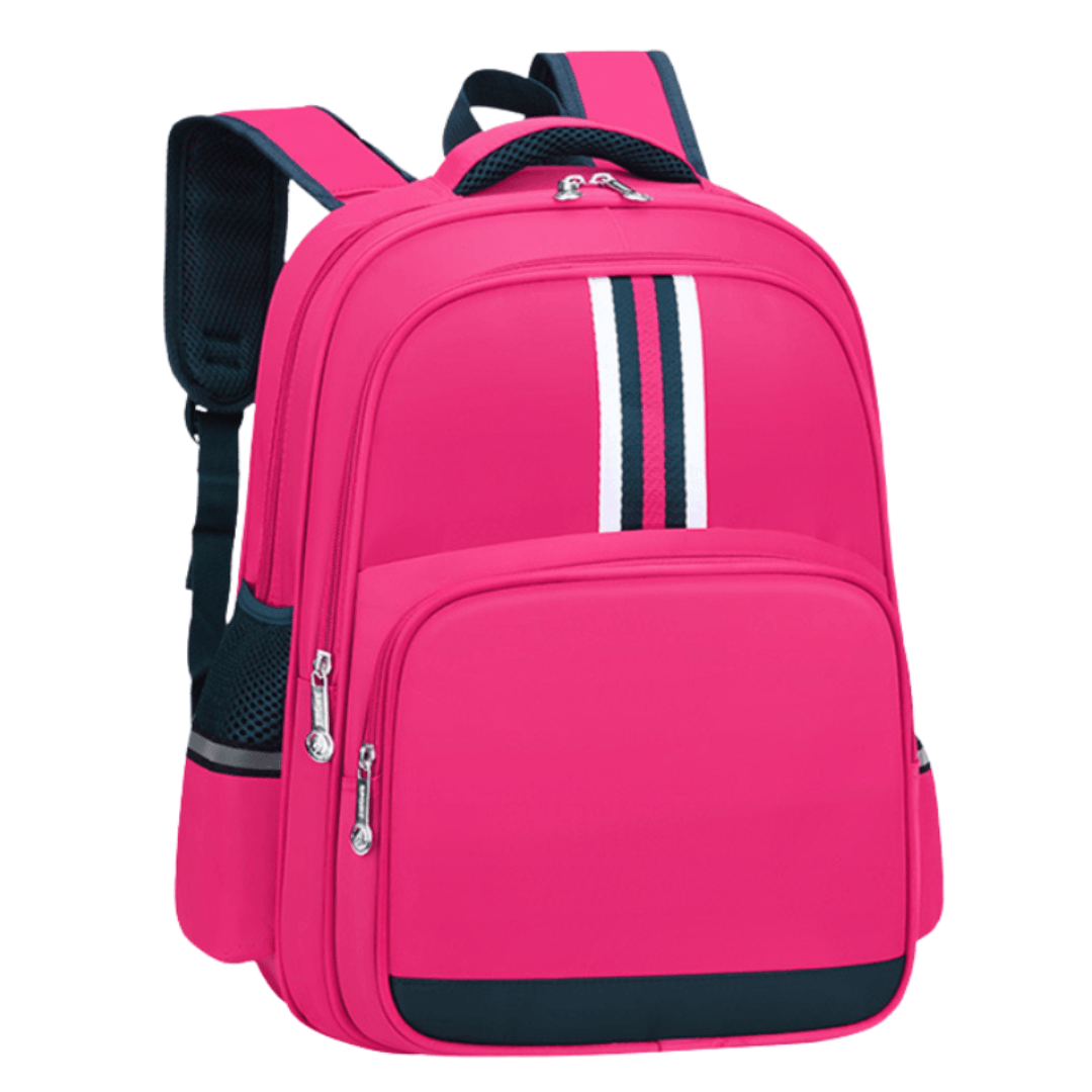 Stripes Backpack - Pink - Leah